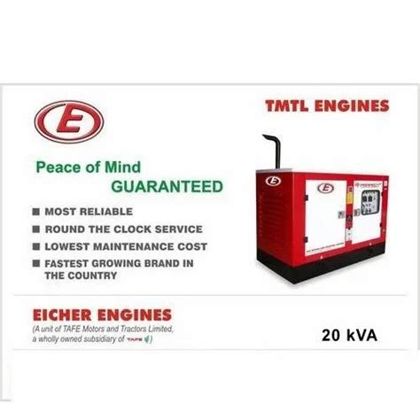 20kva Tmtl Diesel Generator At Rs 310000 New Items In Baleshwar Id