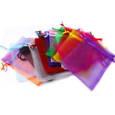 Pcs Lot Cm Multicolor Organza Bags Small Wedding Gift Bag Cute