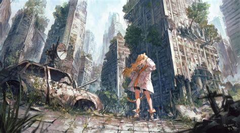 Anime Post Apocalyptic 4k 2023 Art Wallpaper, HD Anime 4K Wallpapers ...