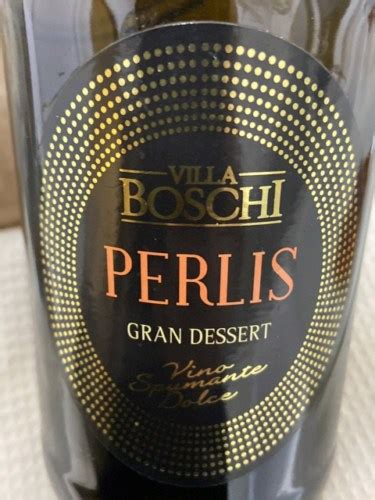 Villa Boschi Perlis Gran Dessert Spumante Dolce Vivino US