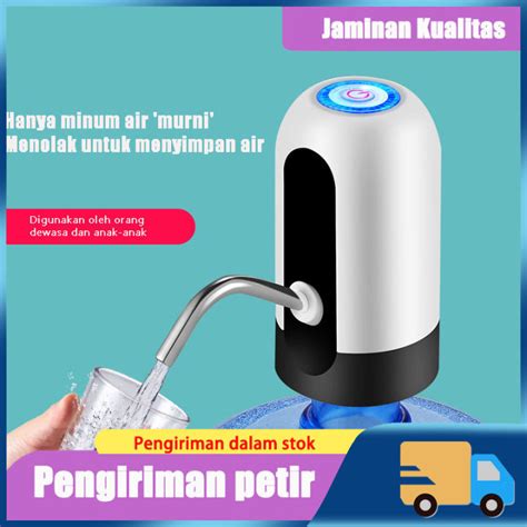 Dispenser Pompa Air Galon Pompa Aqua Listrik Usb Dapat Di Charge