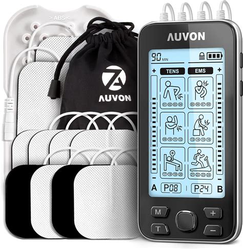 Amazon AUVON Máquina estimuladora muscular de 4 salidas TENS Unit