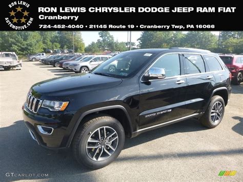 2019 Diamond Black Crystal Pearl Jeep Grand Cherokee Limited 4x4