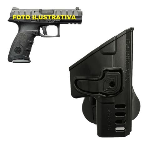 Coldre Externo Destro Ostensivo P Pistola Beretta Apx Mm