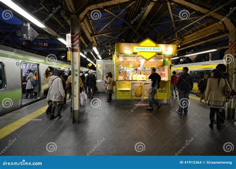 TOKYO - NOVEMBER 23 : Rush Hour at the Shinjuku Train Station in Tokyo ...