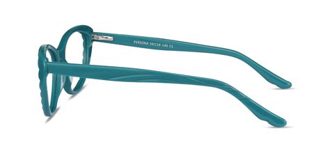 Persona Cat Eye Teal Glasses for Women | Eyebuydirect