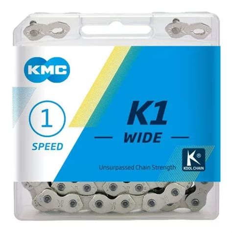 Cadena Kmc K Wide Silver X Bmx Fixie Velocidad Cuotas Sin