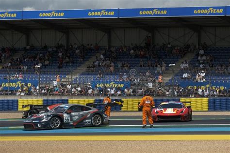 Le Mans France June 12 13 2022 On The 24 Hours Of Le Mans Track The