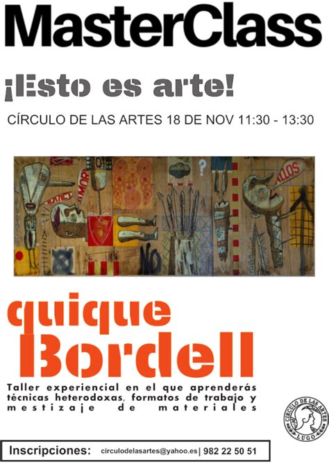 MasterClass con Bordell en el Círculo de las Artes Círculo de las