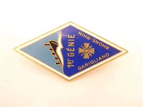 INSIGNE MILITAIRE 1ER REGIMENT DU GENIE ARMEE ARMY DRAGO EUR 5