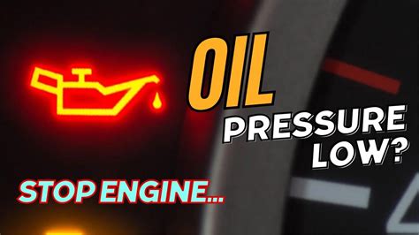 Symptoms Of Low Oil Pressure