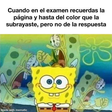 Cuando En El Examen Recuerdas La Página Y Hasta Del Color Que La