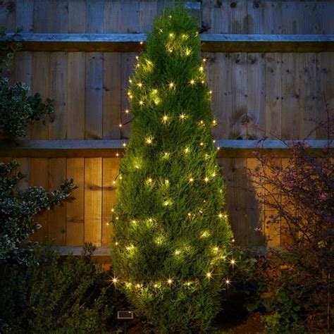 Solar Warm White LED Multi Function Fairy Lights - 100