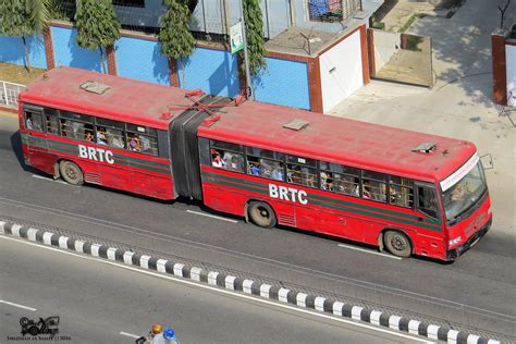 Brtc Ashok Leyland Articulated Bus Dhaka Cantt And Y Flickr