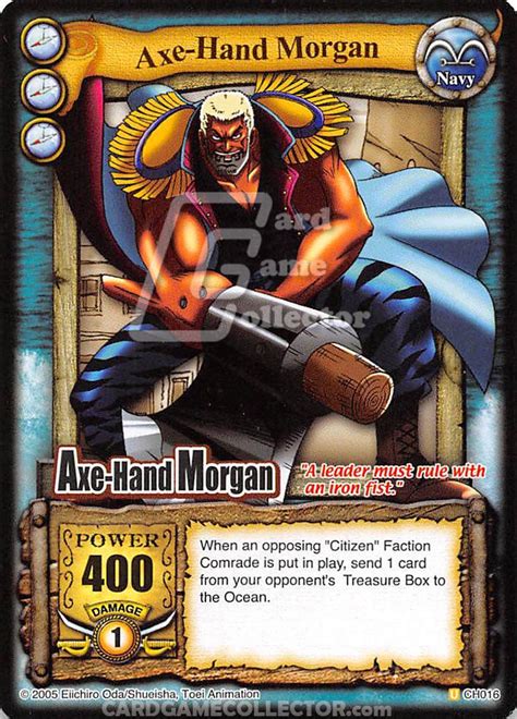 Axe-Hand Morgan : One Piece CCG (2005)