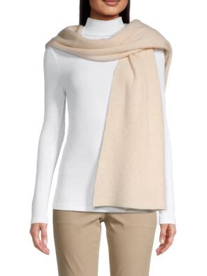 Portolano Ribbed Cashmere Wrap On SALE Saks OFF 5TH