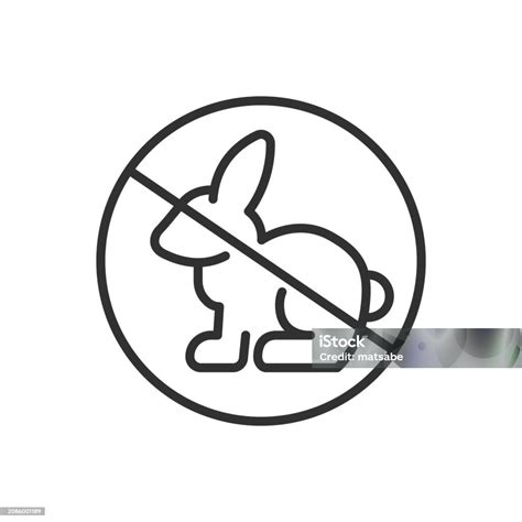 No Animal Testing Linear Icon The Products Have Not Been Tested On