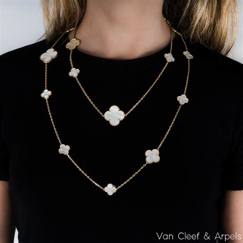 Van Cleef Arpels Magic Alhambra Lange Ketting Voor Dames