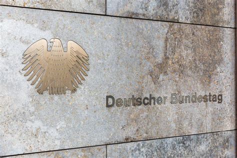 Bundestag Logo Closeup in Berlin, Germany Editorial Image - Image of ...