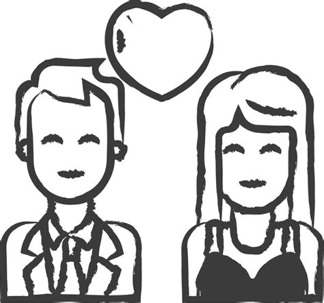 Couple Hand Drawn Vector Illustration 34033606 Vector Art At Vecteezy