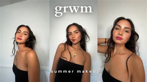 My Summer Makeup Routine Chit Chat Grwm Youtube