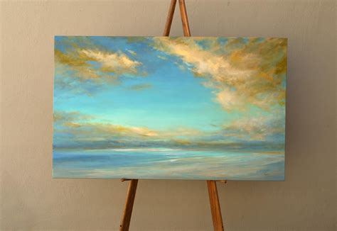 Sheila Finch Coastal Clouds 41 Oil Painting For Sale At 1stdibs