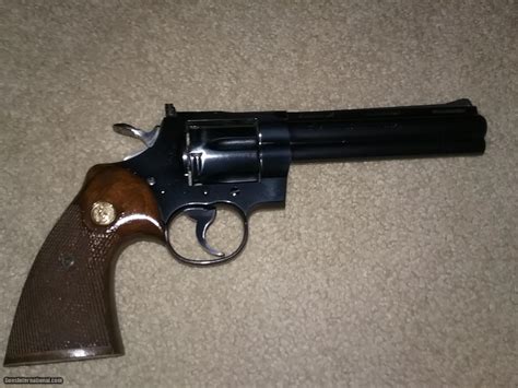 Colt Python 357 Magnum 38 Special Double Action Revolver 6 In Barrel