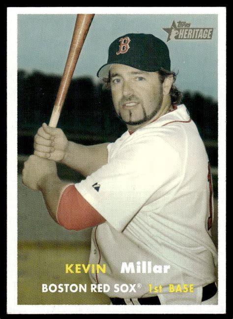 2006 Topps Heritage 458 Kevin Millar Boston Red Sox Ebay