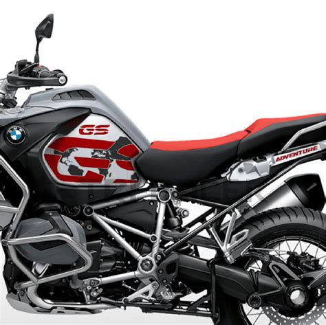 KIT Adesivos Protetor Tanque BMW R1250 GS Adventure Rallye Vermelho