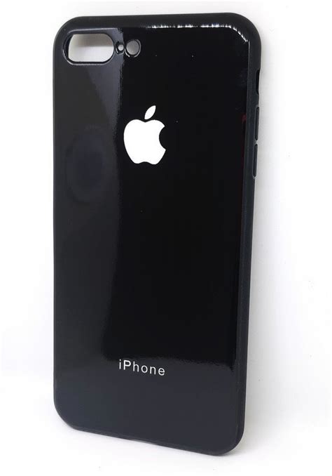 Чехол для Apple iPhone 8 Plus / 7 Plus гелевый с логотипом черный ...