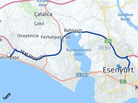 İstanbul Esenyurt Selimpaşa Silivri İstanbul Arası Kaç Km Yol Tarifi