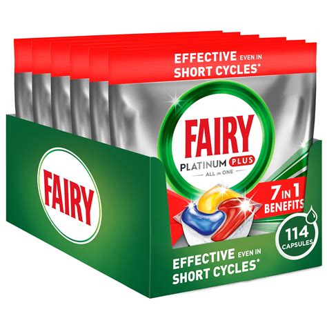 Fairy Platinum Plus All In One Kapsu Ki Do Zmywarki X Szt Szt