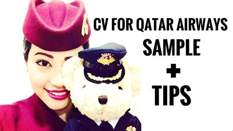 Qatar Airways Cabin Crew Cv Sample Tips Youtube