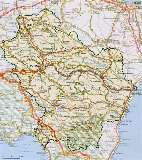 Basilicata Map | Basilicata