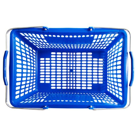 Regency Blue 18 11 16 X 12 3 8 Plastic Grocery Market Shopping Basket