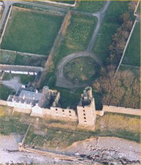 Thurso East Castle From The Air 2 Of 2 Thurso East Castle From The