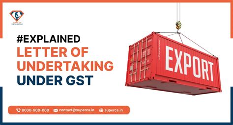 Letter Of Undertaking Lut In Gst How To File Superca