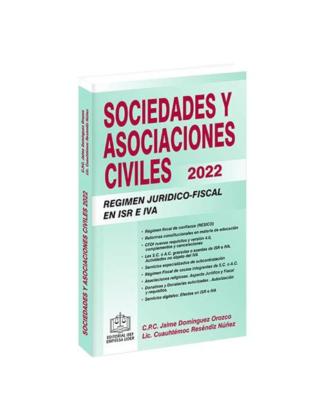 Sociedades Y Asociaciones Civiles 2022