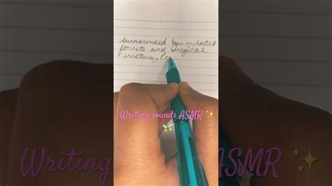 Writing Sounds Asmr 🧚 Pencil Sounds Adhdasmr Asmr Asmrtingles