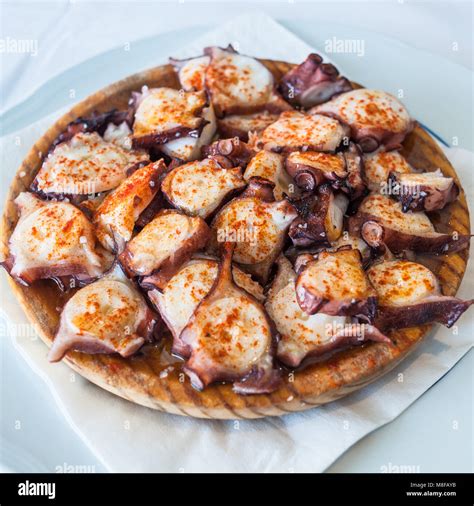 Galician Style Octopus Pulpo A La Gallega Stock Photo Alamy