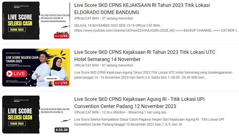 7 Link Live Score SKD CPNS 2023 Dan PPPK 2023 Untuk Instansi Pusat