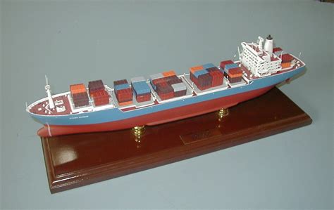 Syndey Container Cargo Ship Model Hand Carved Mahogany Wood Replica ...