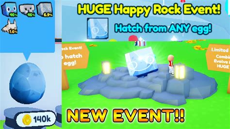 New Huge Happy Rock Event In Pet Sim X Roblox Youtube