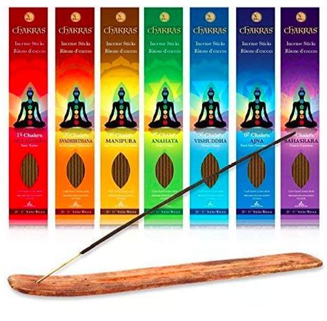 Chakras Incense Sticks Perfect For Meditation Reiki Yoga Relaxation