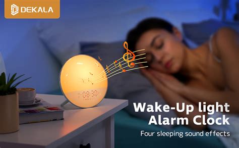 Sunrise Alarm Clock Wake Up Light Dekala Alarm Clocks For Bedrooms