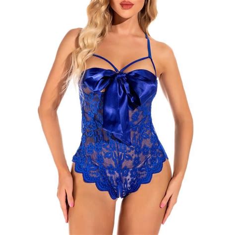 Lingerie Sexy Femmes Sexy Dentelle Perspective Transparente Corset Sous