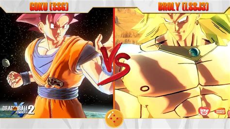 Goku Super Saiyan God Vs Broly Legendary Super Saiyan 3