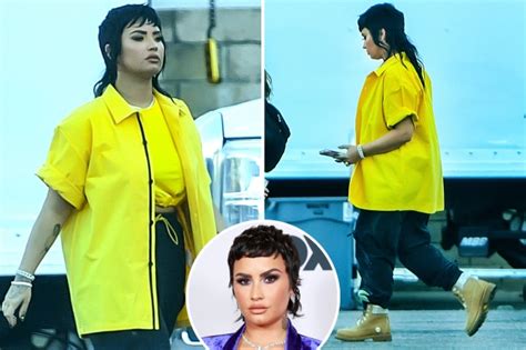 Demi Lovato Shows Off A Major Mullet On The Set Of Their New Music