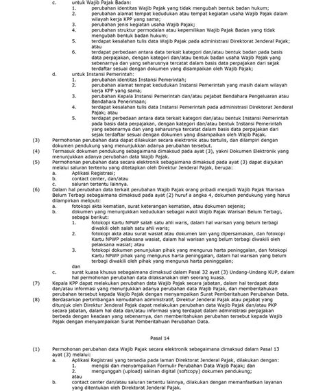 PERATURAN DIREKTUR JENDERAL PAJAK NOMOR PER 04 PJ 2020 Pajak