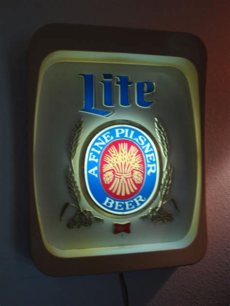 By No Means Vintage But A Classic Every Bar Should Have A Lite Light Beer Signs Vintage